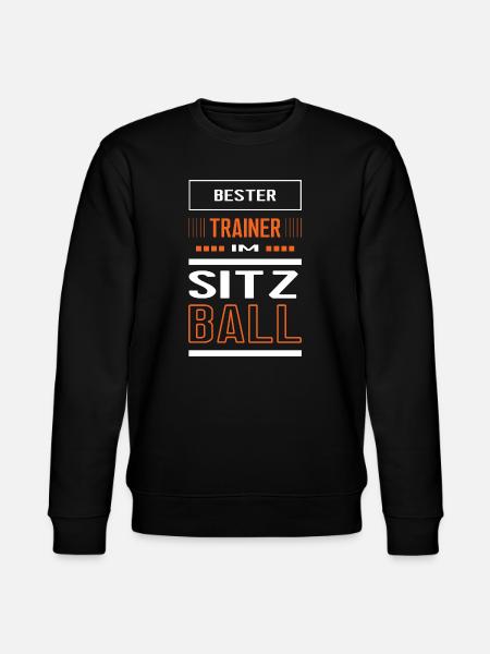 Bester Sitzball Trainer Sitzballtrainer Training - Stanley/Stella Unisex Bio-Sweatshirt CHANGER - Schwarz
