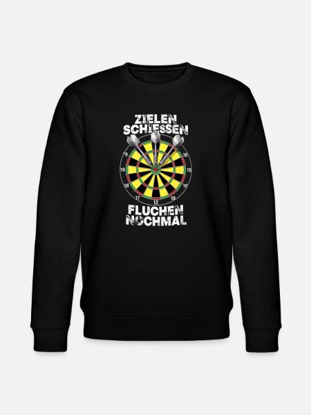Zielen Schießen Dartboard Dart - Stanley/Stella Unisex Bio-Sweatshirt CHANGER  - Schwarz