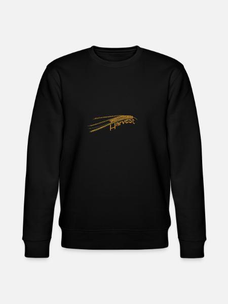Landbrugshøst - høst i landbruget - Stanley/Stella økologisk unisex-sweatshirt CHANGER  - sort