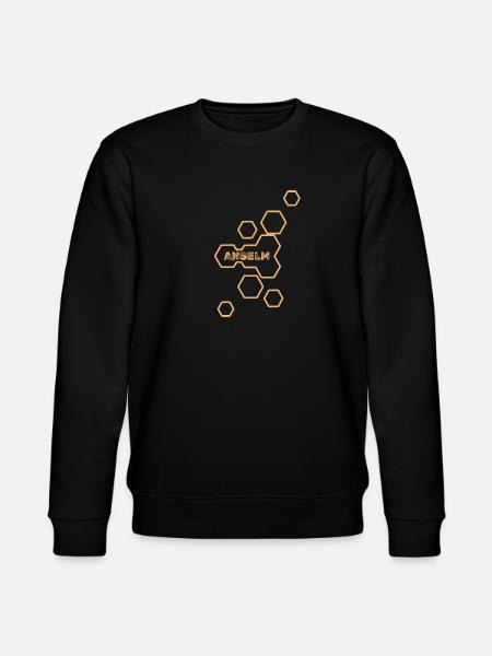 Anselm as a name - Stanley/Stella CHANGER Unisex Organic Sweatshirt - black