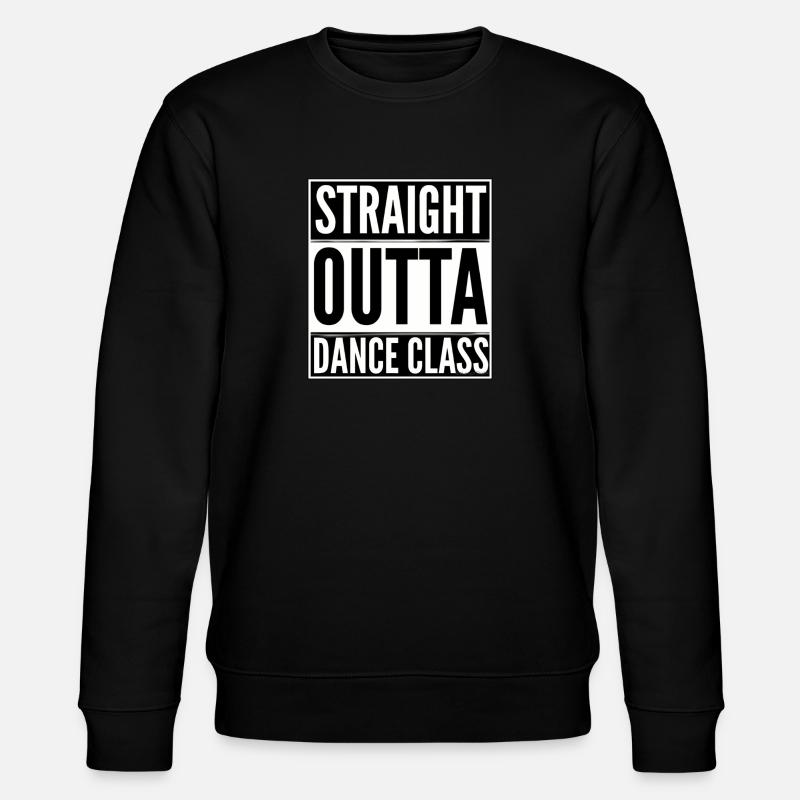 Straight outta class white - Stanley/Stella Unisex Bio-Sweatshirt CHANGER  - Schwarz