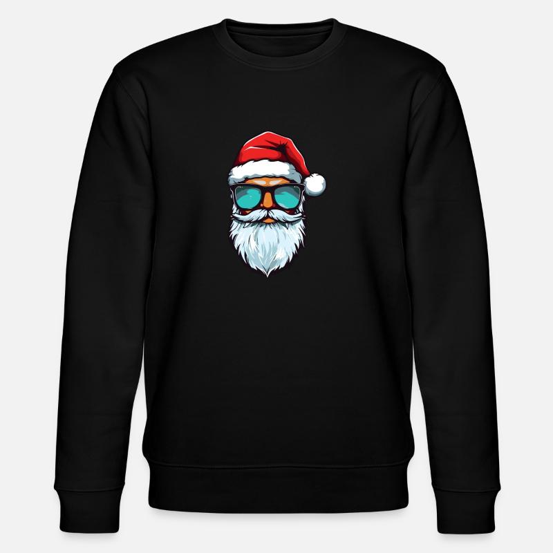 Père Noël Cool Noël - Sweat bio CHANGER Stanley/Stella Unisexe - noir