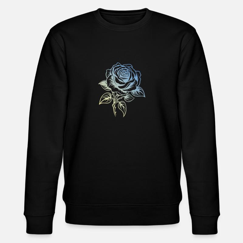 Rose Liebe - Stanley/Stella Unisex Bio-Sweatshirt CHANGER  - Schwarz