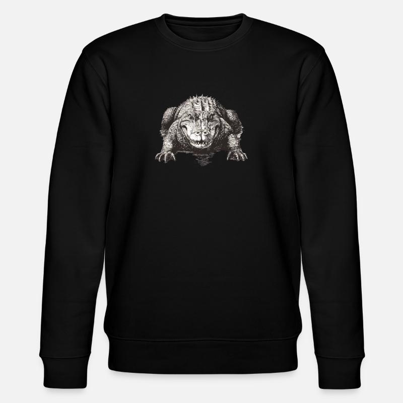 Australian Aligator - Stanley/Stella Unisex Bio-Sweatshirt CHANGER  - Schwarz