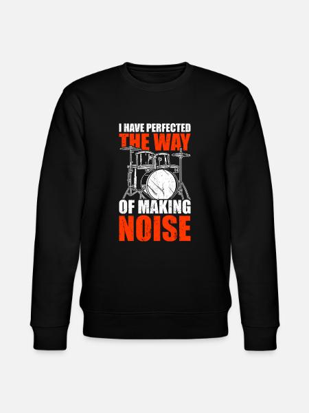 Drum Drummer Drumming Drummers - Stanley/Stella CHANGER Unisex Organic Sweatshirt - black