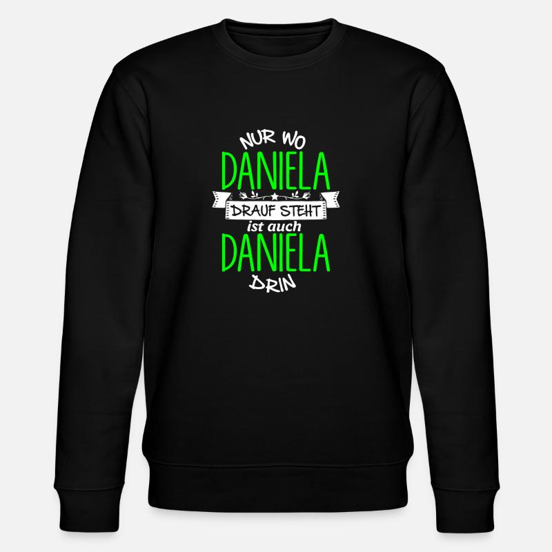 DANIELA die Echte - Stanley/Stella Unisex Bio-Sweatshirt CHANGER  - Schwarz