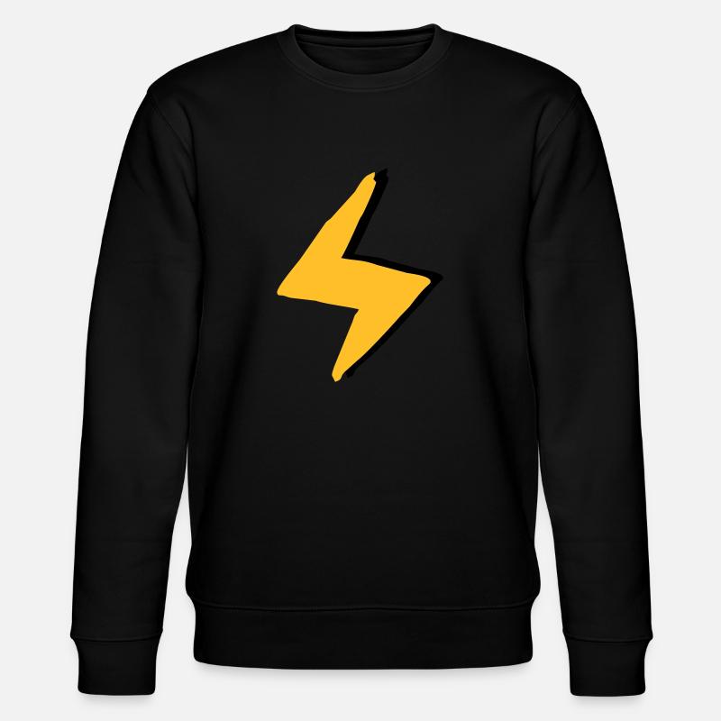 Blitz mit Superkräften - Kostüm - Stanley/Stella Unisex Bio-Sweatshirt CHANGER  - Schwarz