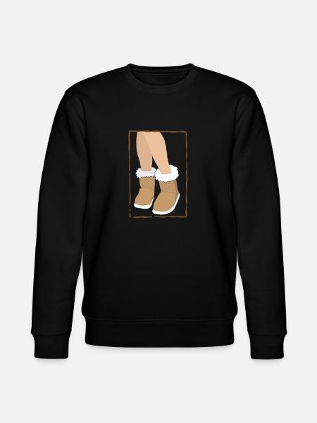 Schaffellstiefel mit Beinen - Stanley/Stella Unisex Bio-Sweatshirt CHANGER - Schwarz