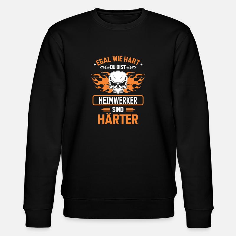 heimwerker - Stanley/Stella Unisex Bio-Sweatshirt CHANGER  - Schwarz