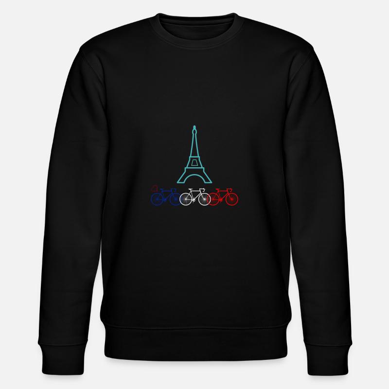Faire du vélo à Paris - Sweat bio CHANGER Stanley/Stella Unisexe - noir