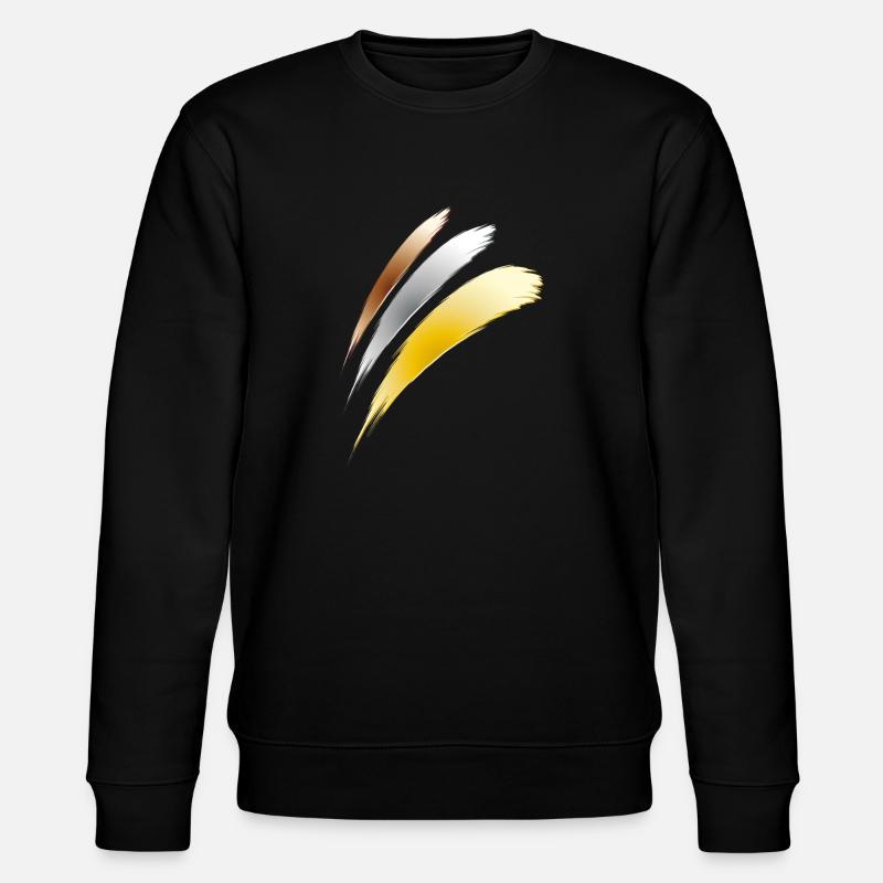 gold silber bronze - Stanley/Stella Unisex Bio-Sweatshirt CHANGER  - Schwarz