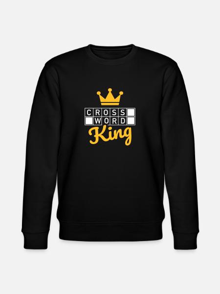 Crucigrama - Sudadera ecológica unisex CHANGER de Stanley/Stella - negro