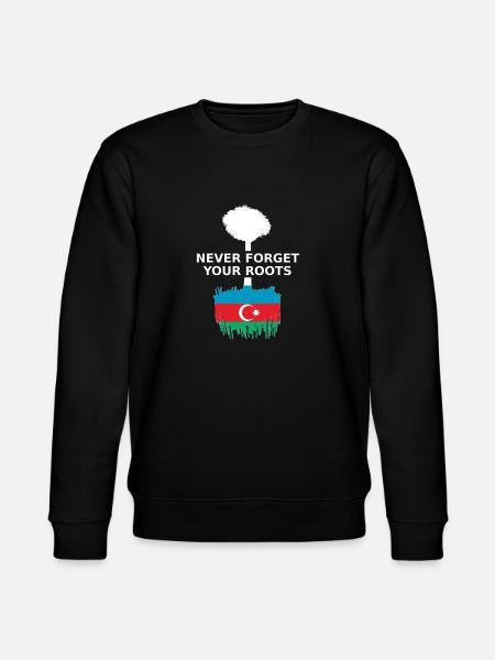 Aserbaidschan Azerbaijan Roots - Stanley/Stella CHANGER Unisex Organic Sweatshirt - black