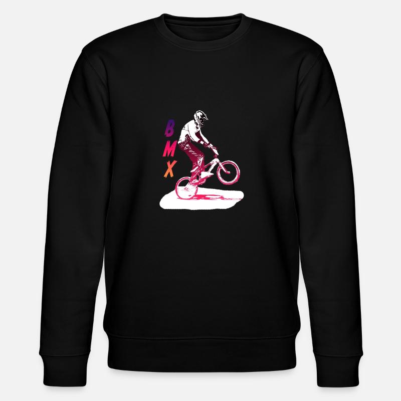 bmx rasse - Stanley/Stella Unisex Bio-Sweatshirt CHANGER  - Schwarz