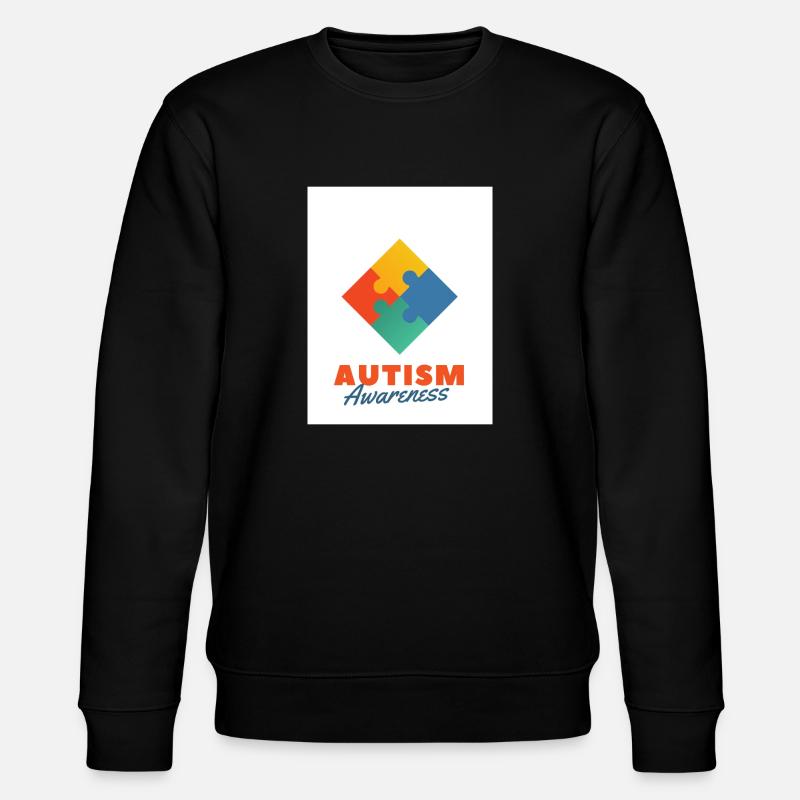 Autismus - Stanley/Stella Unisex Bio-Sweatshirt CHANGER  - Schwarz