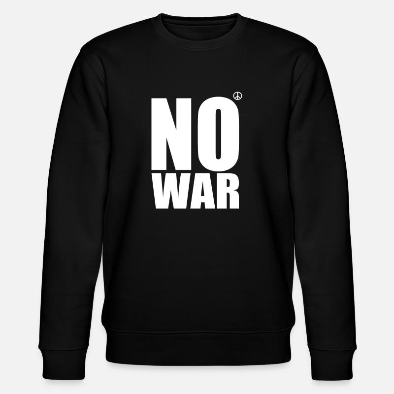 No war - Stanley/Stella Unisex Bio-Sweatshirt CHANGER  - Schwarz
