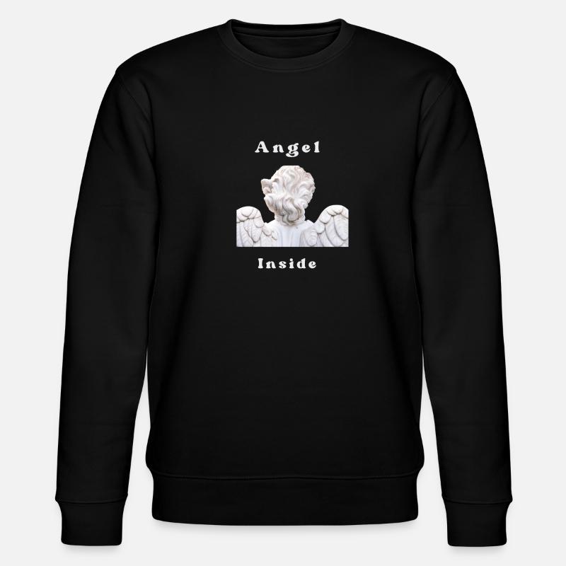 Ange ailé - Sweat bio CHANGER Stanley/Stella Unisexe - noir