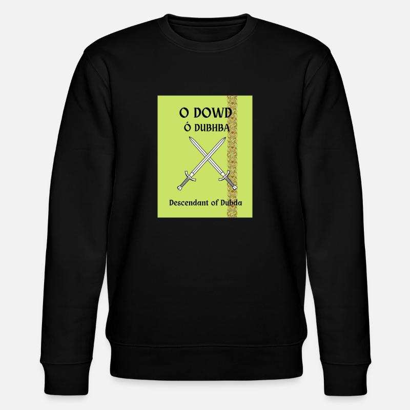 O DOWD NACHNAME - Stanley/Stella Unisex Bio-Sweatshirt CHANGER  - Schwarz