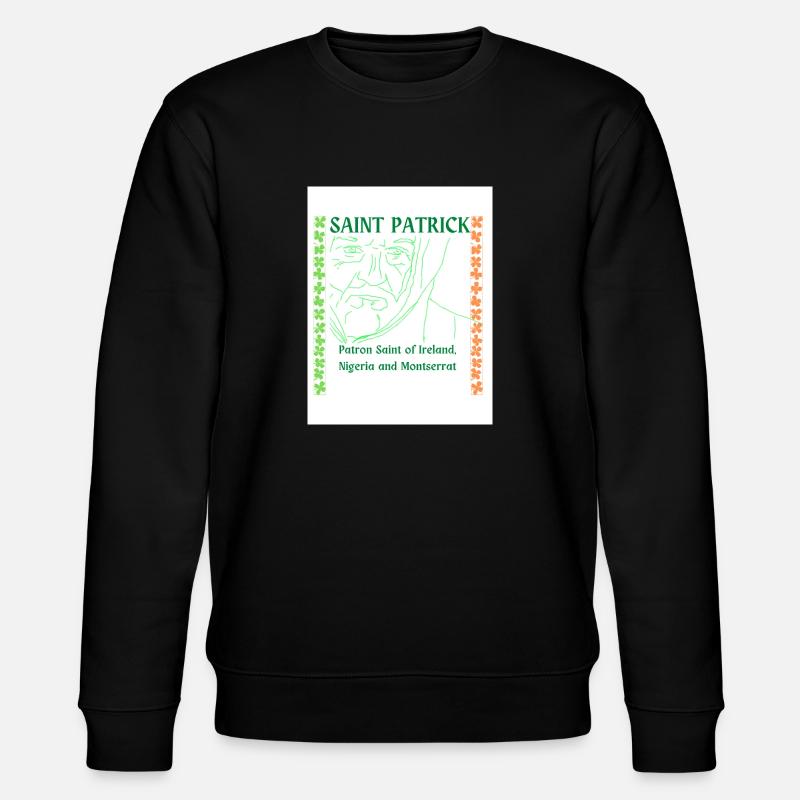 Saint Patrick - Stanley/Stella CHANGER Unisex Organic Sweatshirt - black