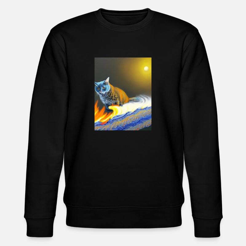 chat - Sweat bio CHANGER Stanley/Stella Unisexe - noir