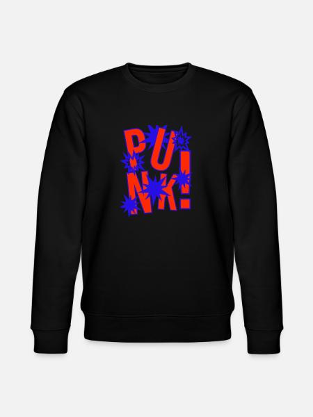 PUNK von CHEERS - Stanley/Stella Unisex Bio-Sweatshirt CHANGER - Schwarz