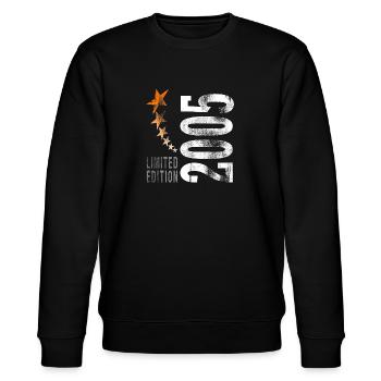 2005 Limited Edition - Stanley/Stella Unisex Bio-Sweatshirt CHANGER  - Schwarz - Vorne - Nik (191cm) & Marisol (170cm)