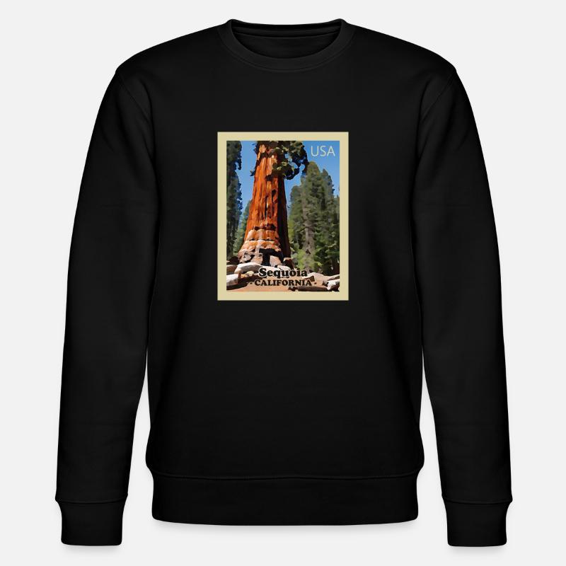 Sequoia-Nationalpark - Stanley/Stella Unisex Bio-Sweatshirt CHANGER  - Schwarz