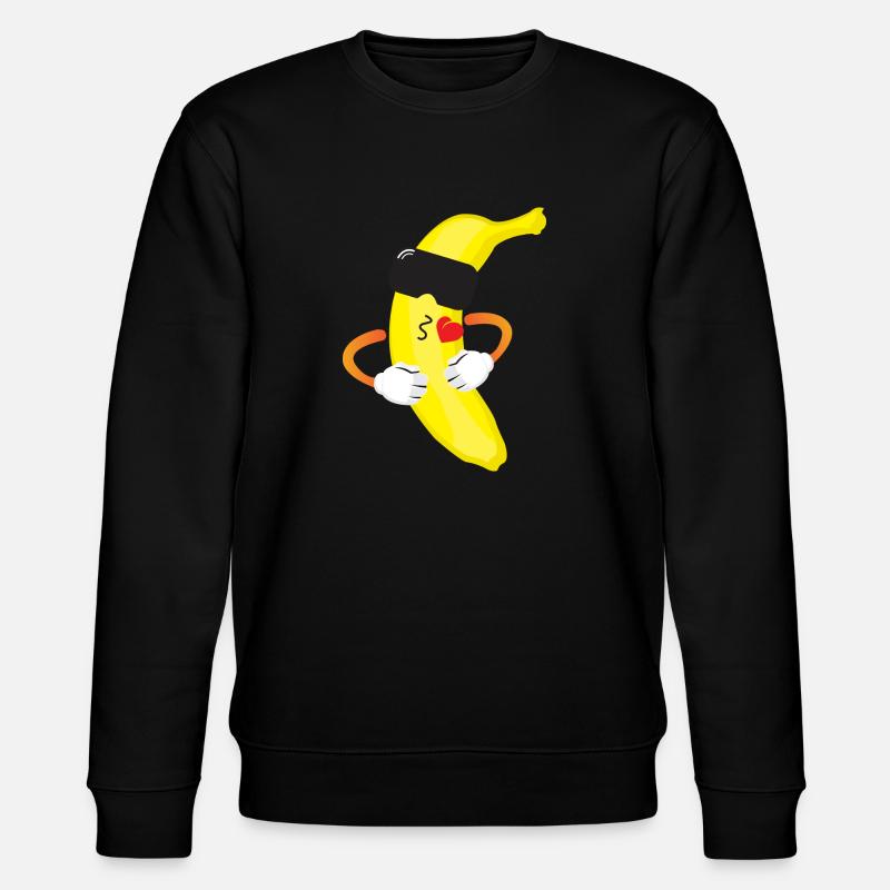 Drôle de banane - Sweat bio CHANGER Stanley/Stella Unisexe - noir