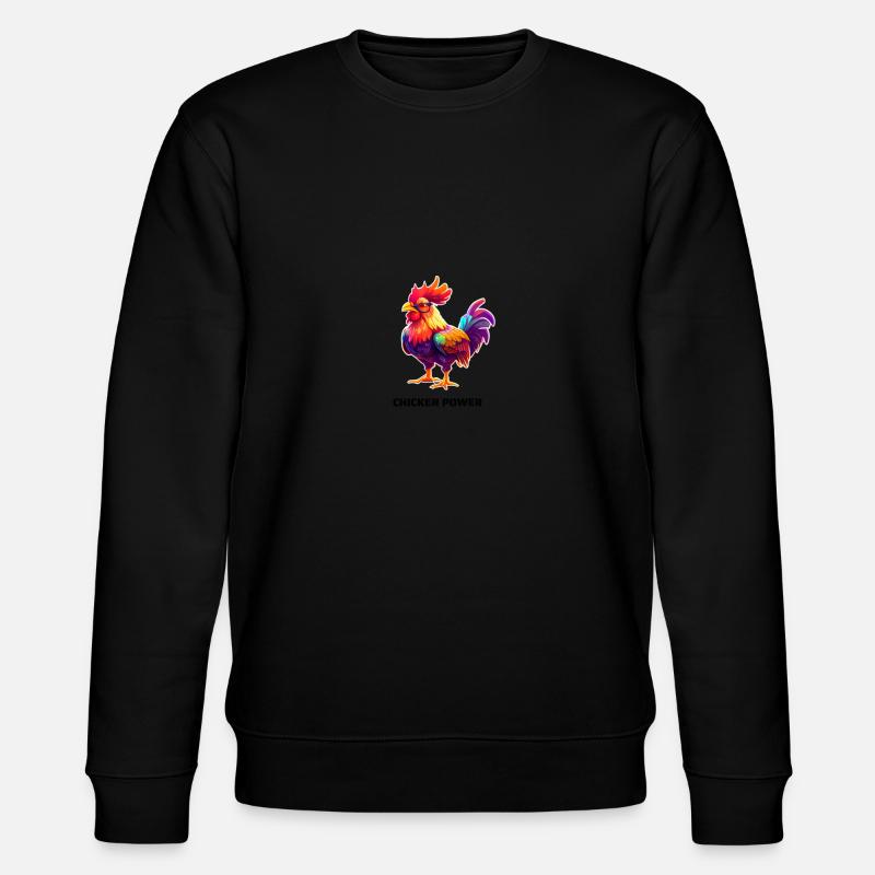 PUISSANCE DU POULET - Sweat bio CHANGER Stanley/Stella Unisexe - noir