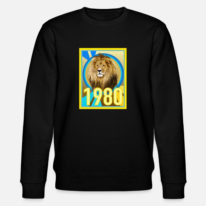 1980 - Stanley/Stella Unisex Bio-Sweatshirt CHANGER  - Schwarz
