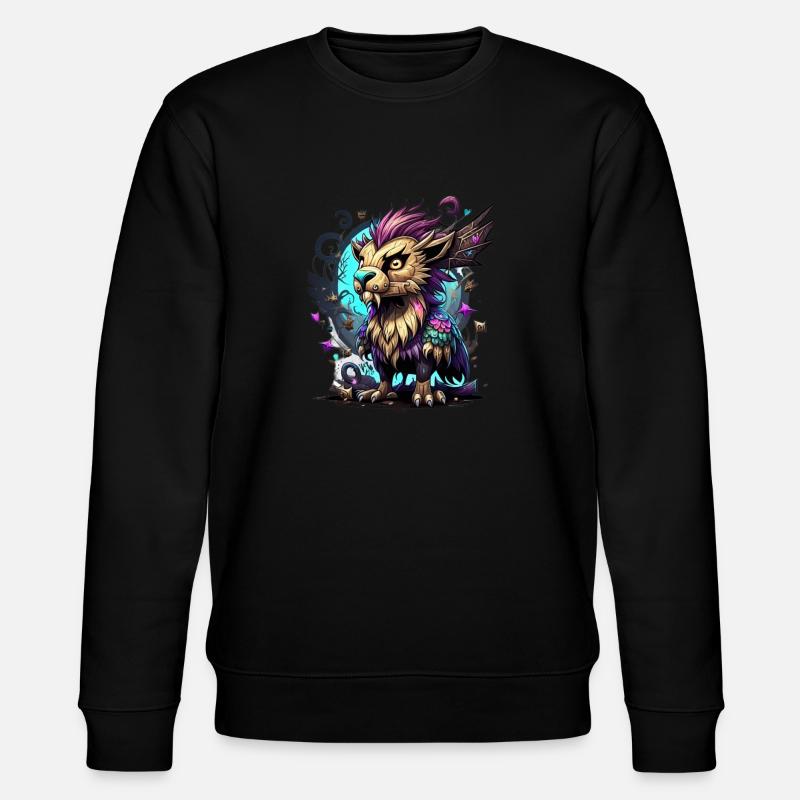 Monstre graffiti - Sweat bio CHANGER Stanley/Stella Unisexe - noir