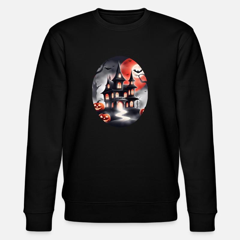 Halloween - Stanley/Stella Unisex Bio-Sweatshirt CHANGER  - Schwarz