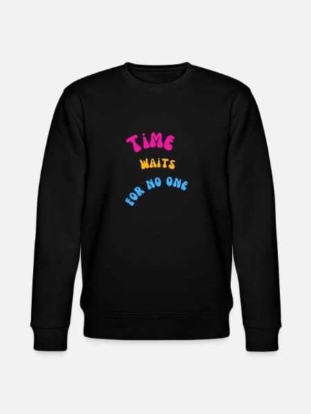 Time - Stanley/Stella CHANGER Unisex Organic Sweatshirt - black