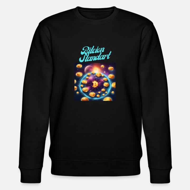 Bitcoin Standard - Stanley/Stella Unisex Bio-Sweatshirt CHANGER  - Schwarz