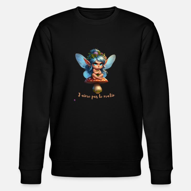 J aime pas le matin - Sweat bio CHANGER Stanley/Stella Unisexe - noir