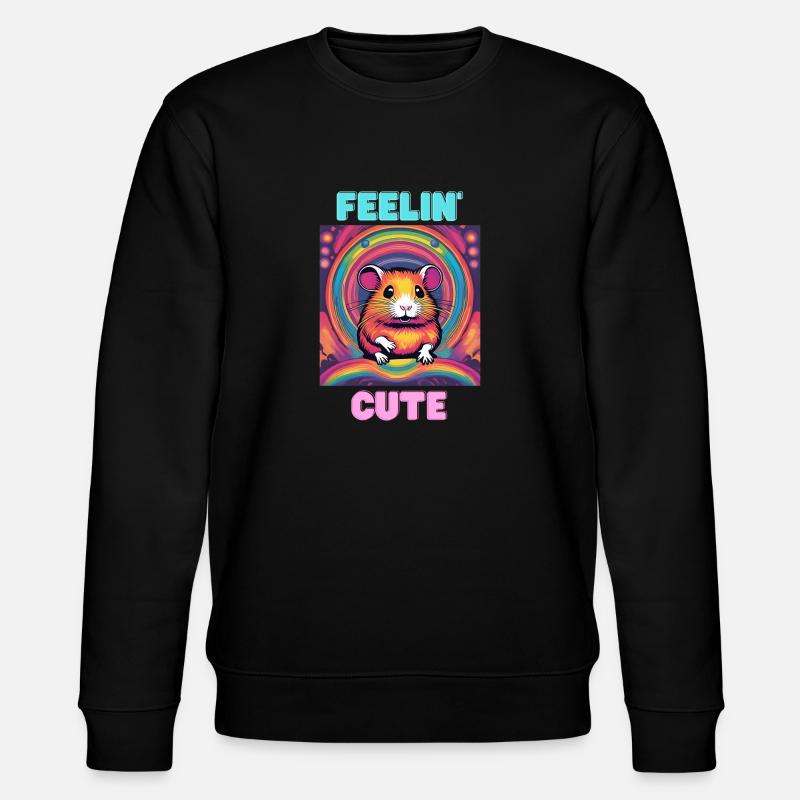 Feeling Cute - Stanley/Stella Unisex Bio-Sweatshirt CHANGER  - Schwarz