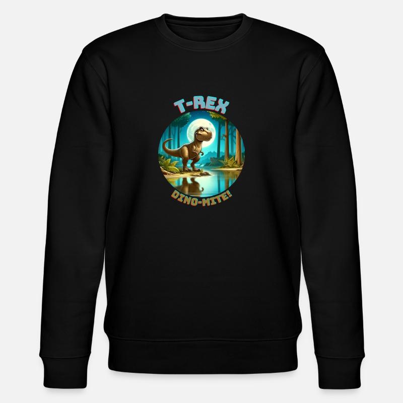 T Rex7 - Stanley/Stella CHANGER Unisex Organic Sweatshirt - black