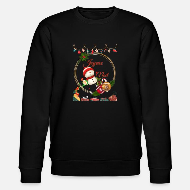Joyeux Noël png - Sweat bio CHANGER Stanley/Stella Unisexe - noir