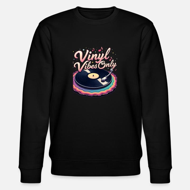 Vibrations vinyle uniquement - Sweat bio CHANGER Stanley/Stella Unisexe - noir