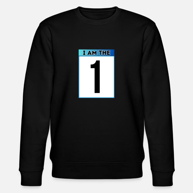 I am the 1 - Stanley/Stella Unisex Bio-Sweatshirt CHANGER  - Schwarz