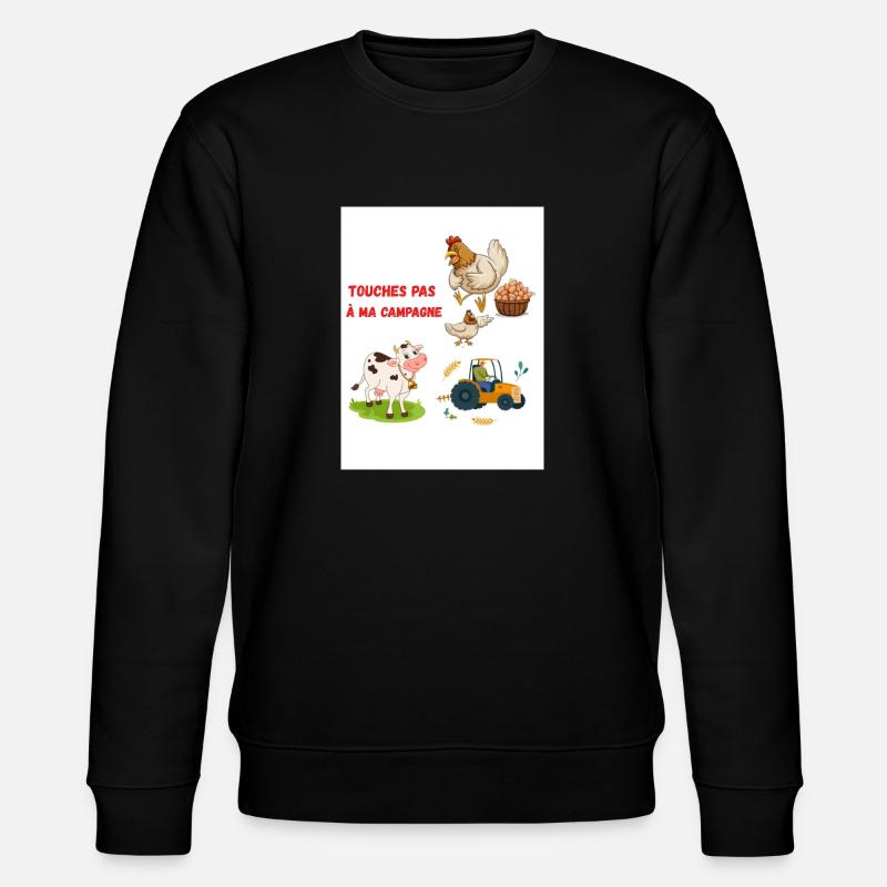 Touches pas ma campagne - Sweat bio CHANGER Stanley/Stella Unisexe - noir