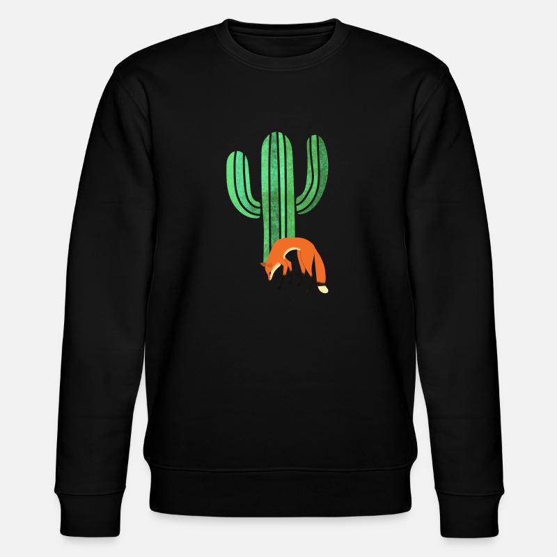 Fuchs - Stanley/Stella Unisex Bio-Sweatshirt CHANGER  - Schwarz