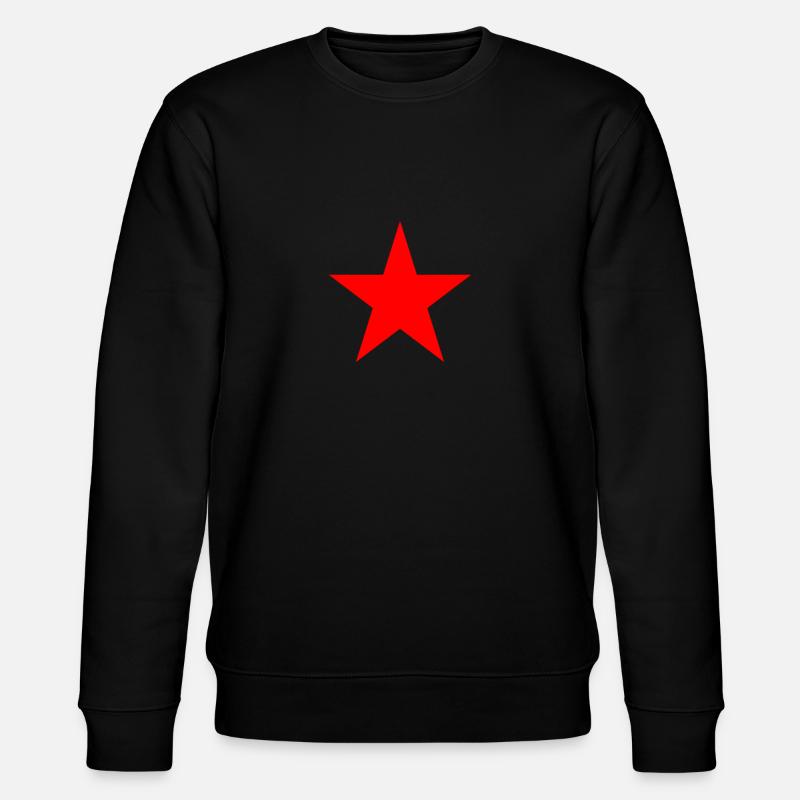 Red Star - Stanley/Stella Unisex Bio-Sweatshirt CHANGER  - Schwarz