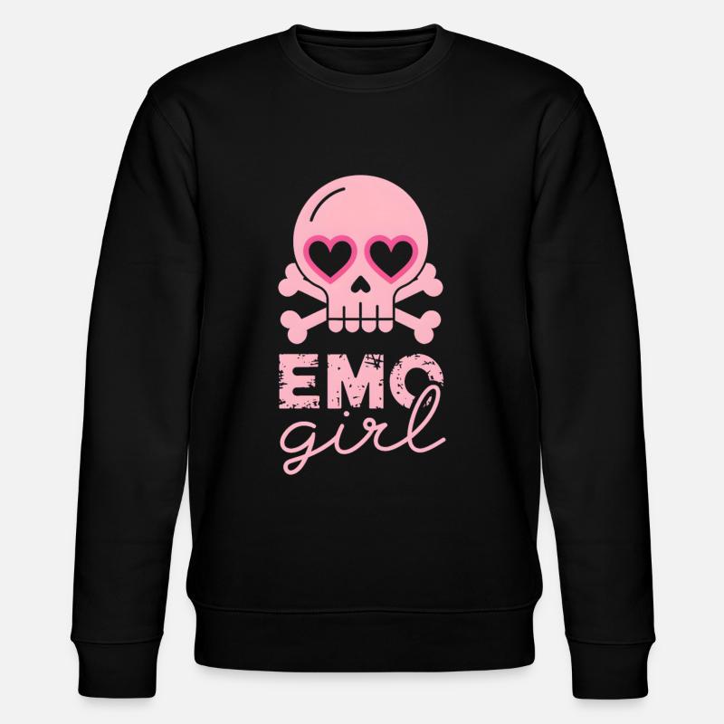 Emo Girl! - Stanley/Stella Unisex Bio-Sweatshirt CHANGER  - Schwarz