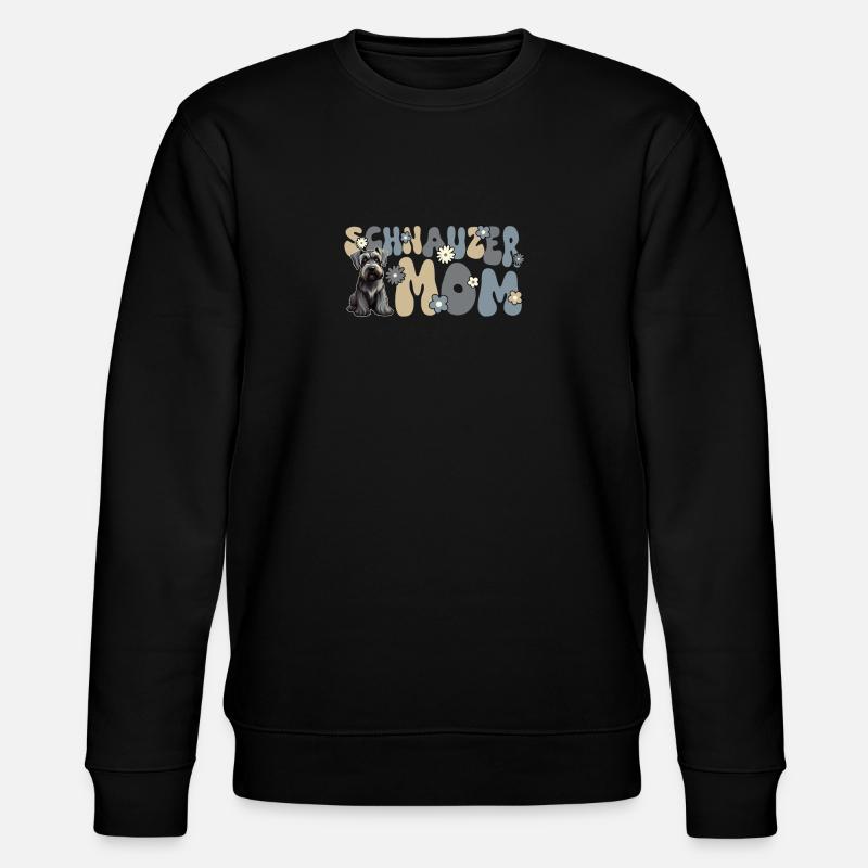 Schnauzer géant Groovy Schnauzer maman - Sweat bio CHANGER Stanley/Stella Unisexe - noir