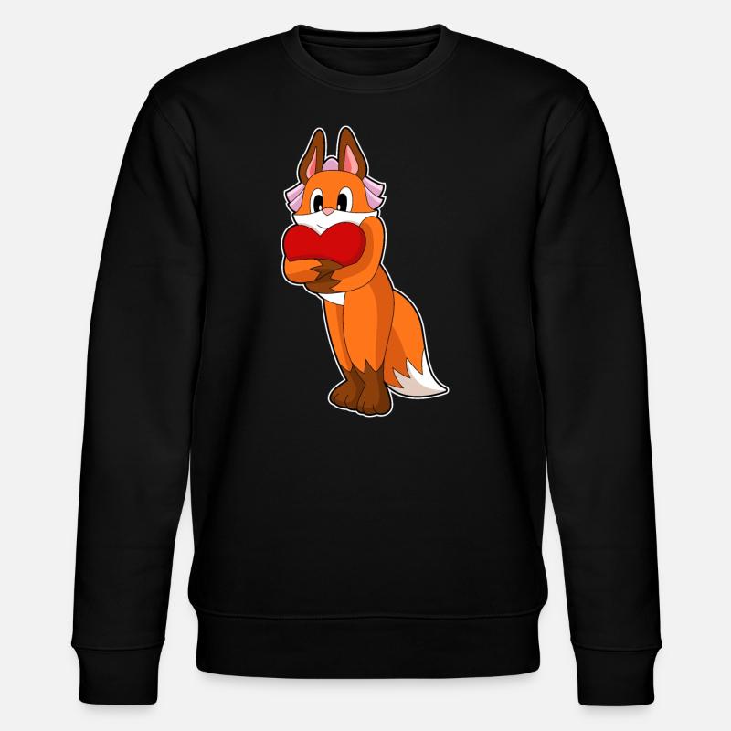 Mariage Fox Bride Heart - Sweat bio CHANGER Stanley/Stella Unisexe - noir