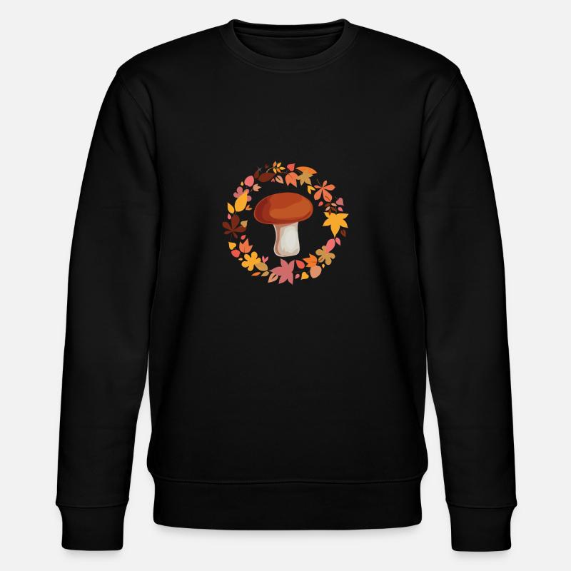 Champignons cueilleurs de champignons - Sweat bio CHANGER Stanley/Stella Unisexe - noir