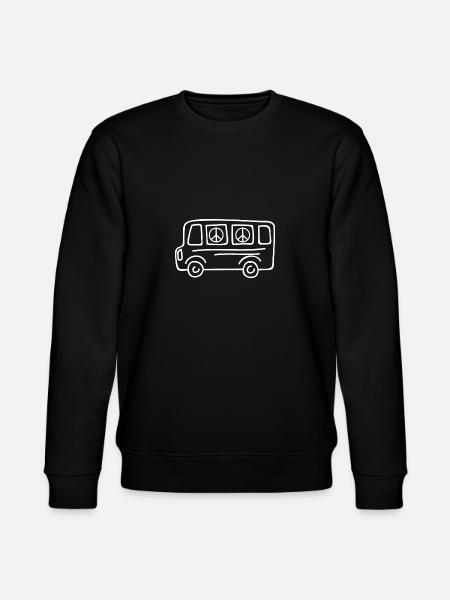 Bus hippie | La paix | 70s | 60s | L'amour | bus - Sweat bio CHANGER Stanley/Stella Unisexe - noir