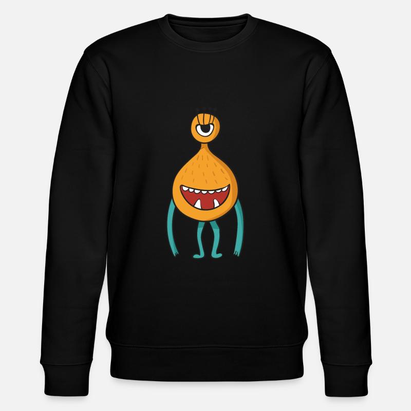Alien - Stanley/Stella Unisex Bio-Sweatshirt CHANGER  - Schwarz