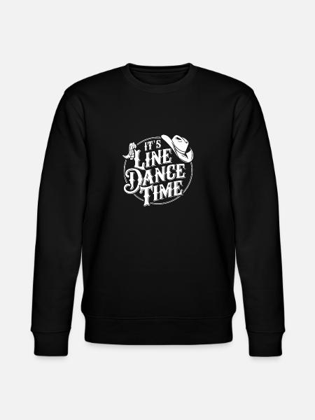 Line Dance Time Line Dancing Dancing - Stanley/Stella CHANGER Unisex Organic Sweatshirt - black